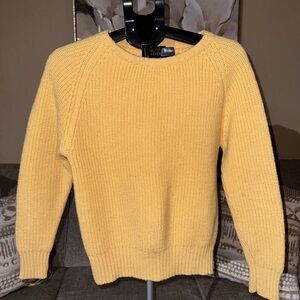Alcott & Andrews- 100% wool- Yellow Crewneck Knit Sweater